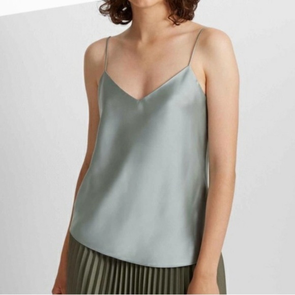 NWOT Club Monaco Kora Jade Charmeuse Tank Womens Large - Picture 11 of 11